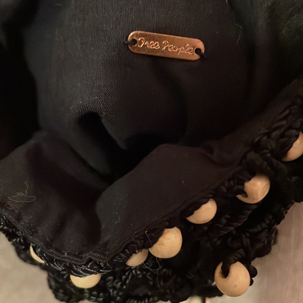 Free People Thin Hobo Beaded Bag NWOT - Picture 8 of 10